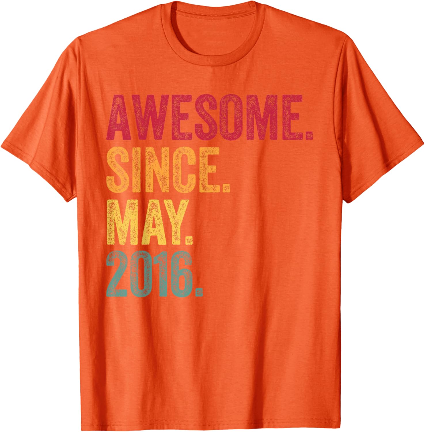 Awesome Since May 2016 9th Birthday Vintage T-Shirt for Kids - 25