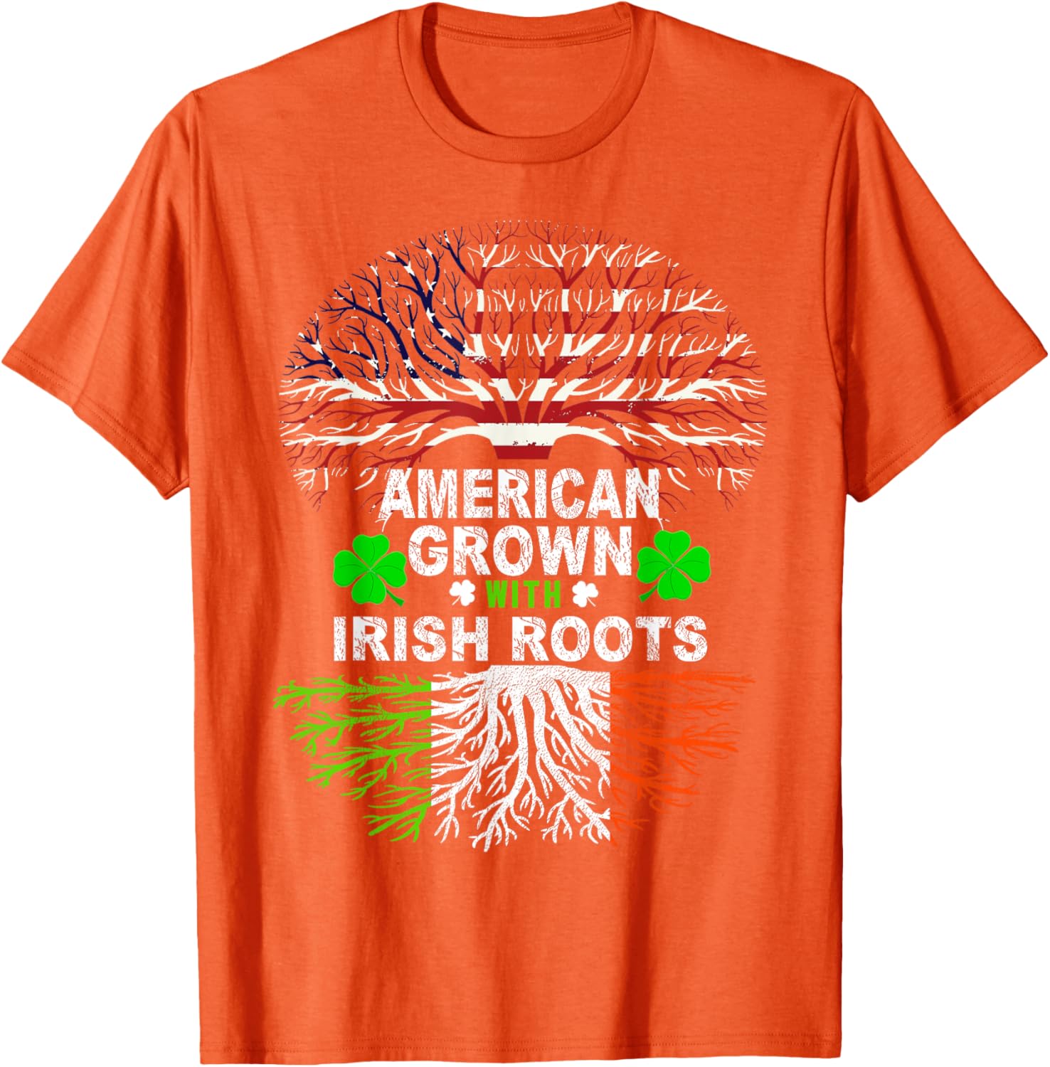 American Grown Irish Roots St. Patrick's Day T-Shirt for Festive Fun - 2