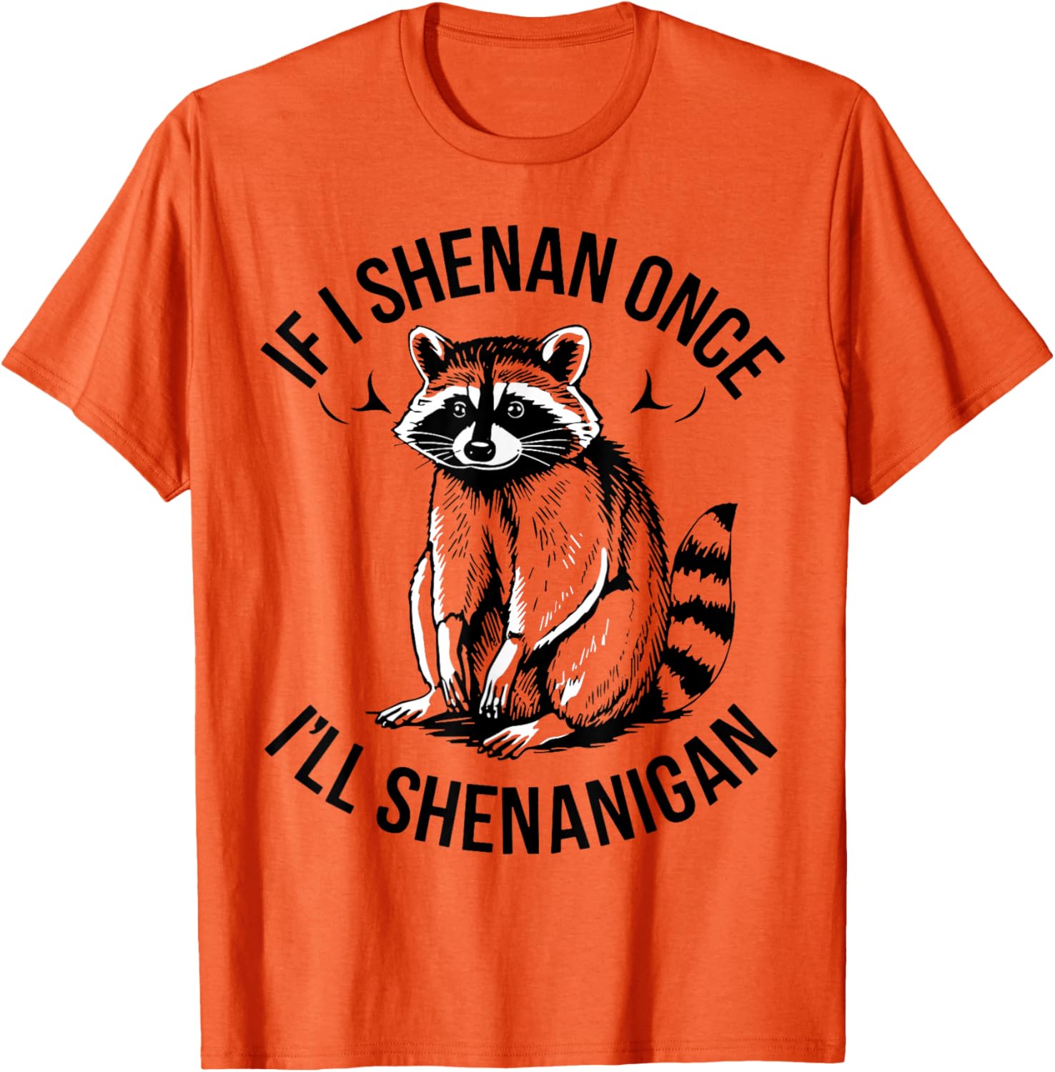 Shenanigans Raccoon St Patrick's Day T-Shirt Fun and Festive Apparel - 13