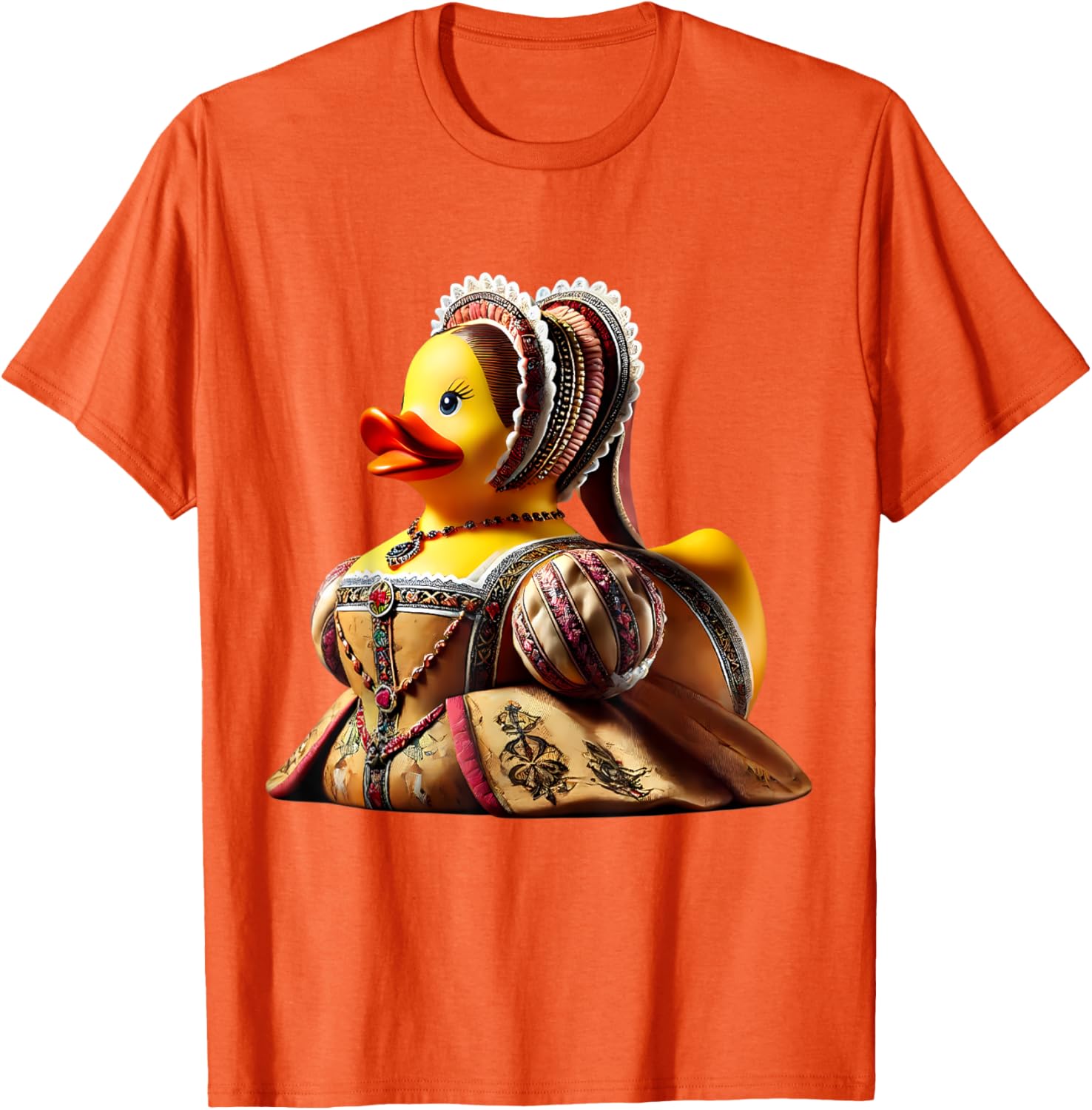 Rubber Duck Anne Boleyn T-Shirt Fun Historical Figure Apparel - 1