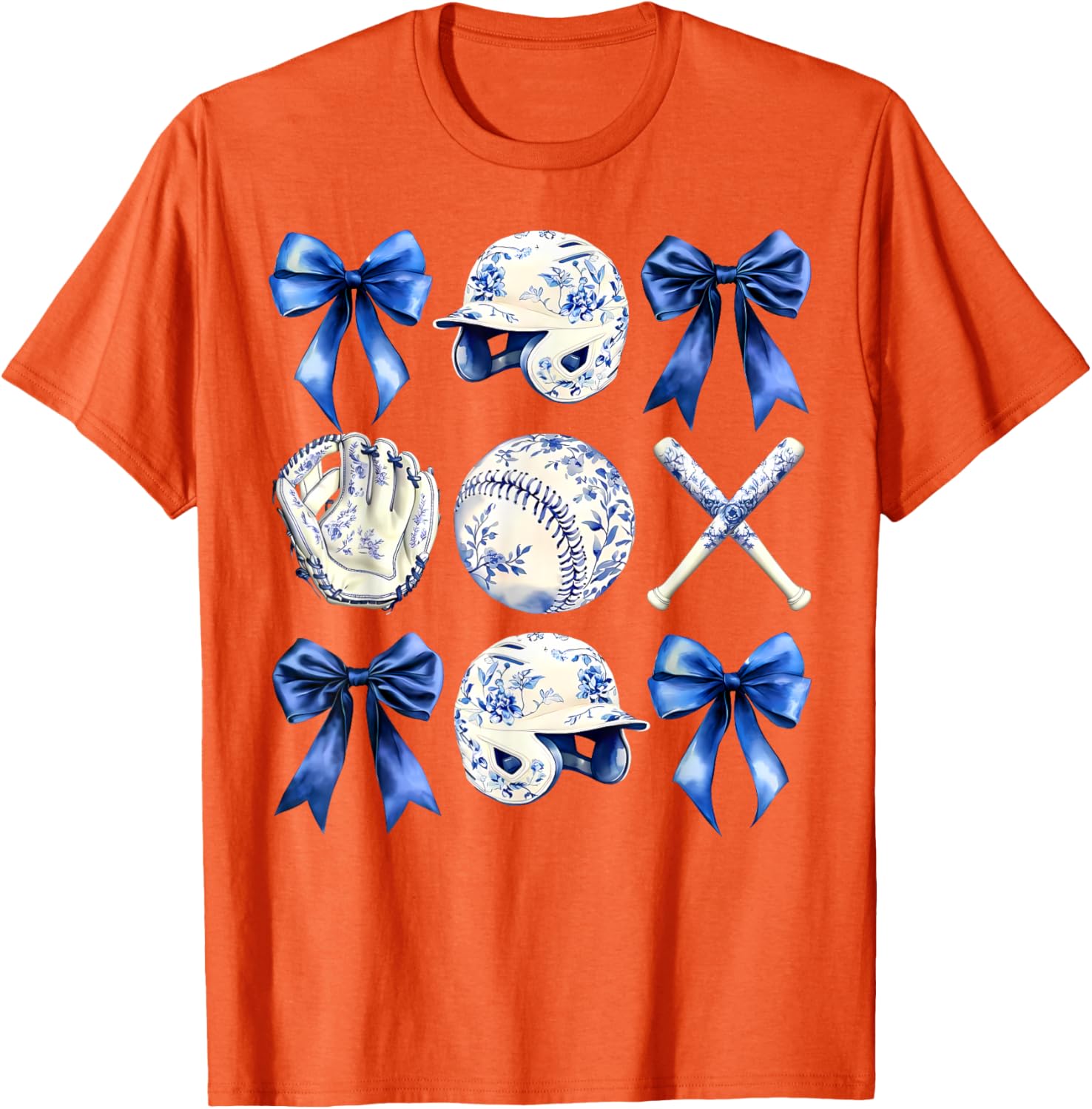 Charming Baseball Mama Bow T-Shirt Perfect for Mother's Day Gifts - 14