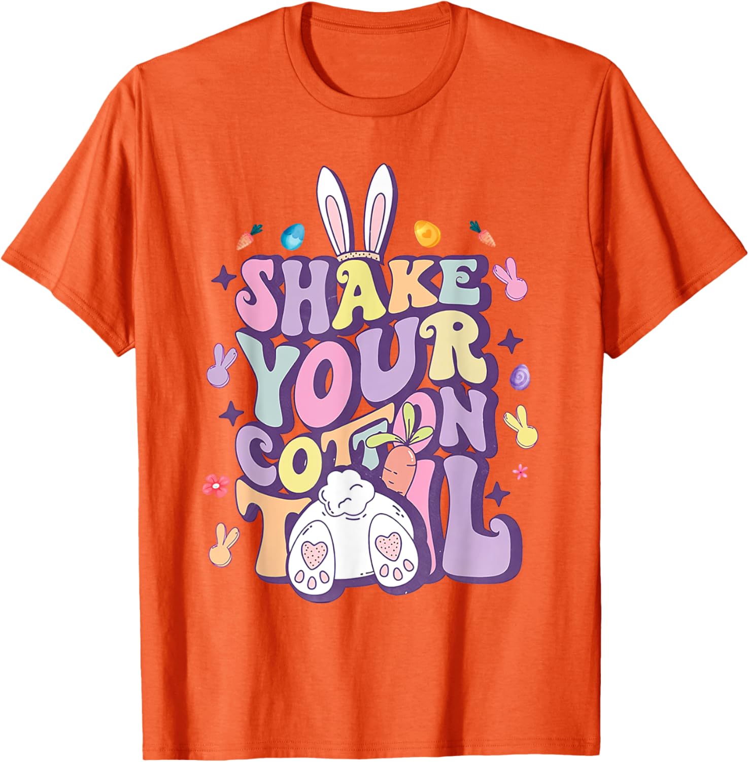 Shake Your Cotton Tail Funny Easter Bunny T-Shirt for Girls and Women - 3