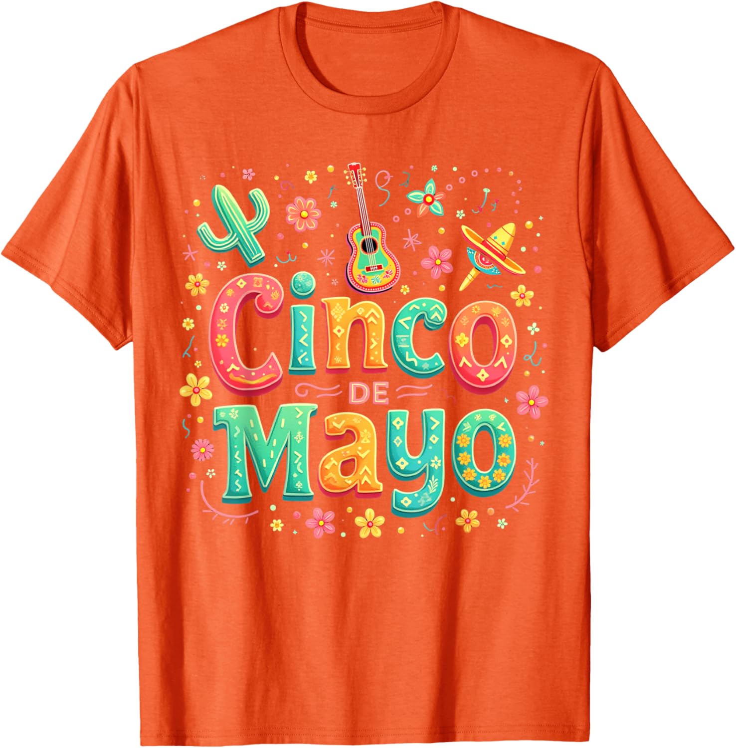 Cinco De Mayo Family Matching Let's Fiesta T-Shirt for Celebration Fun - 18