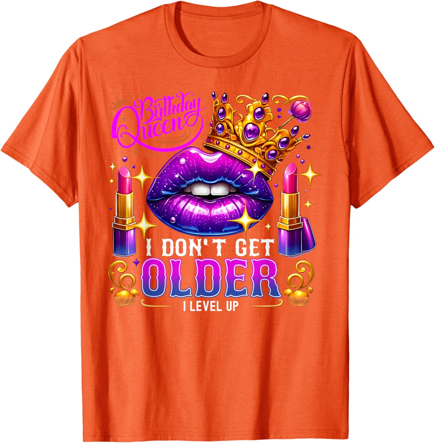 Birthday Queen Level Up T-Shirt for Women Fun Birthday Gift Idea - 3