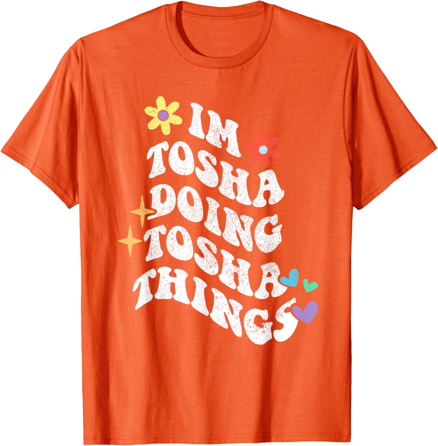 Retro Groovy T-Shirt for Moms Doing Tosha Things - Fun Mothers Day Gift - 5
