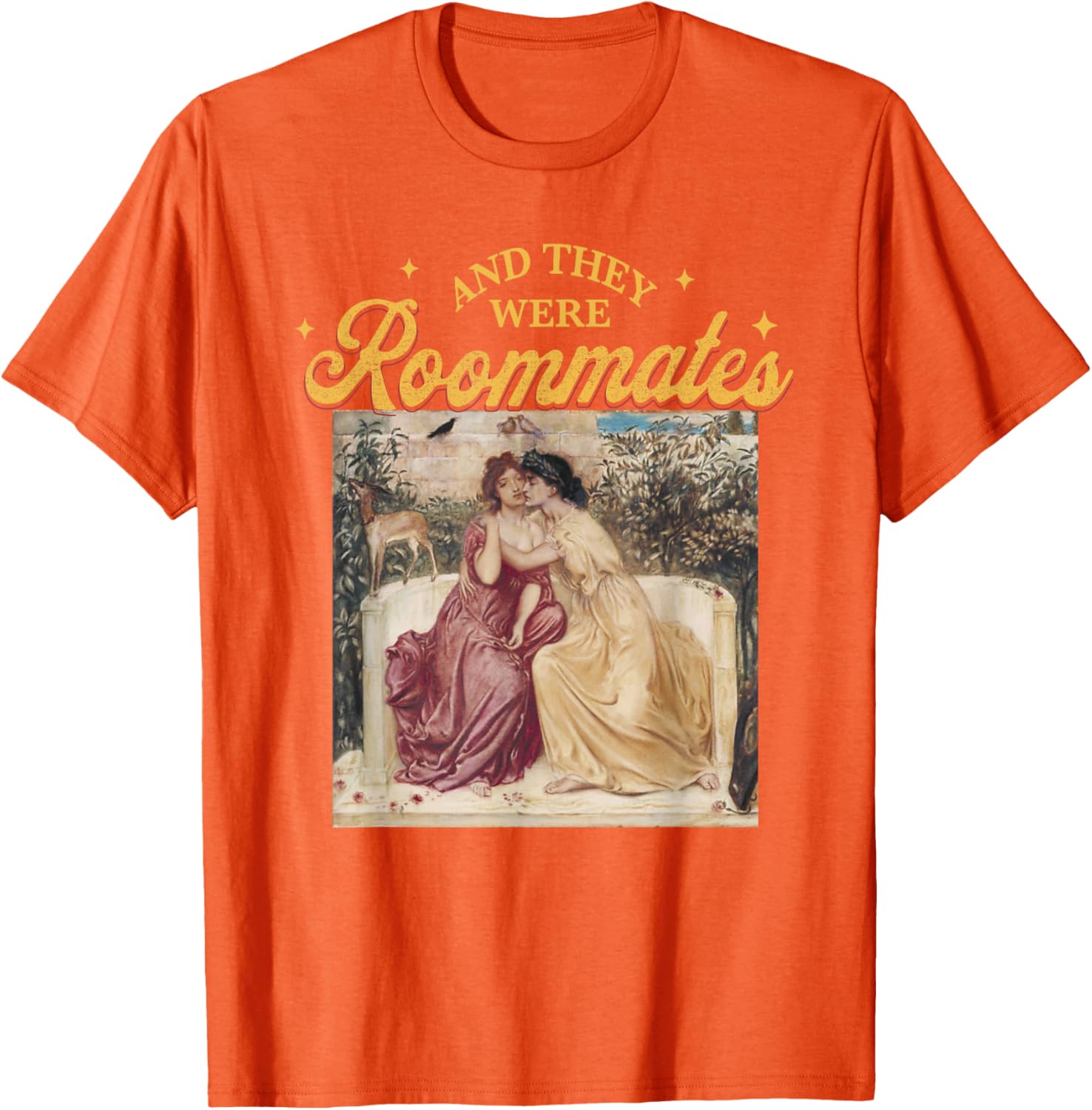 Vintage And They Were Roommates Lesbian Pride Month T-Shirt for All - 9