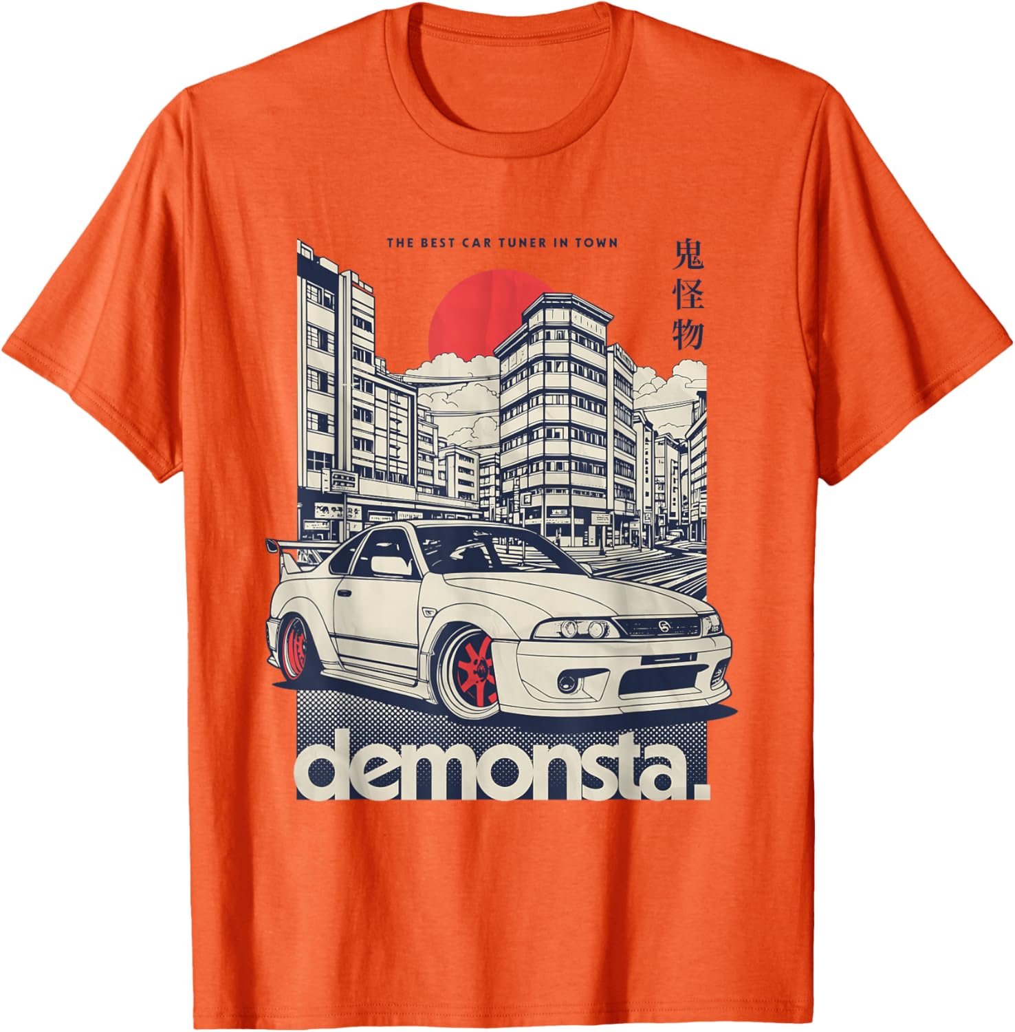 JDM Tokyo Japan Drift Race Car Tuning Retro Vintage T-Shirt for Gearheads - 6