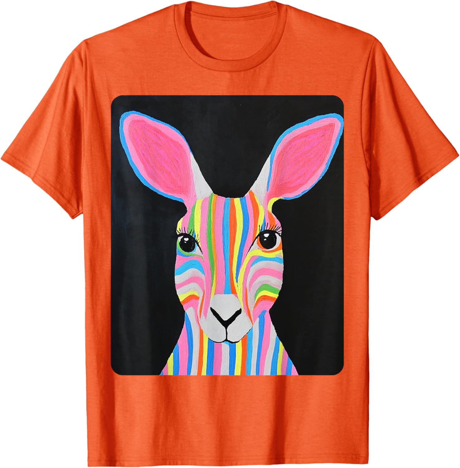 Vibrant Kangaroo Graphic T-Shirt for Style Lovers and Animal Fans - 23