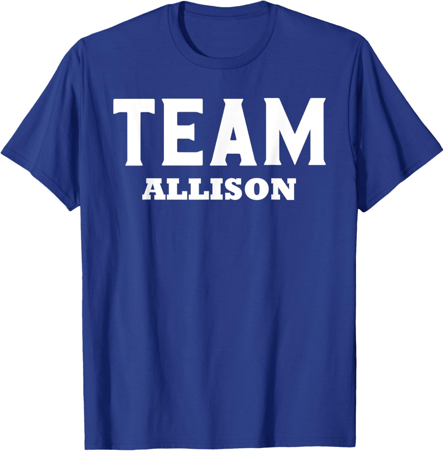 Team ALLISON T-Shirt Personalized Name Support for Fans and Friends - 23