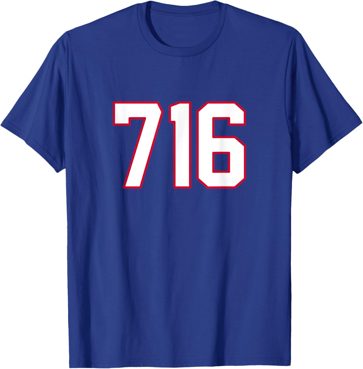 716 Area Code Buffalo NY BFLO WNY T-Shirt for Trendy Fashion Lovers - 1