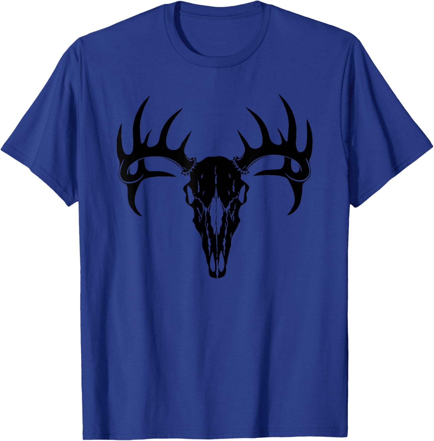 Stylish Deer Antler Deer Skull T-Shirt for Outdoor Enthusiasts - 28