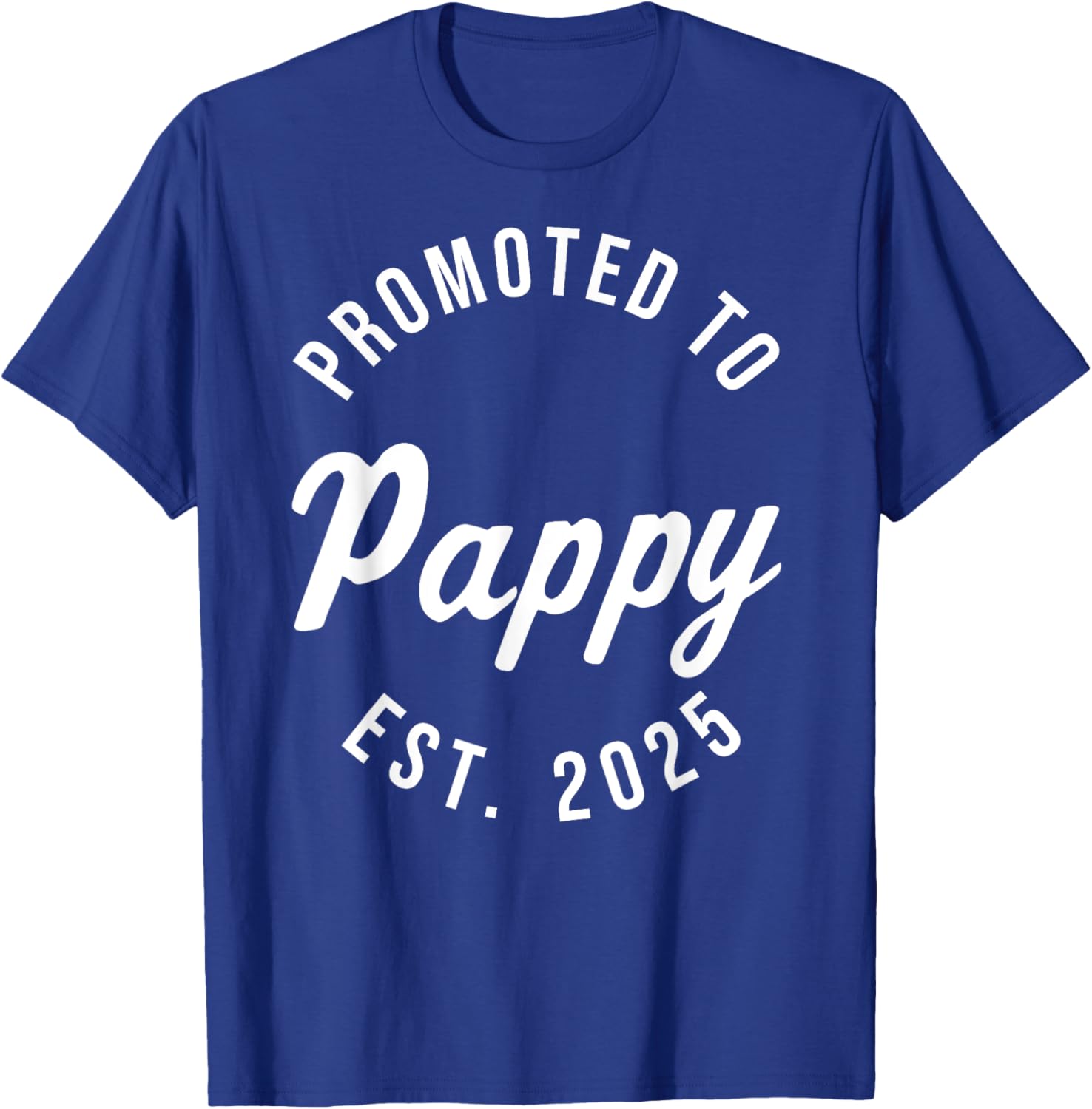 Promoted to Pappy Est 2025 First Father's Day T-Shirt Gift for Dad - 11