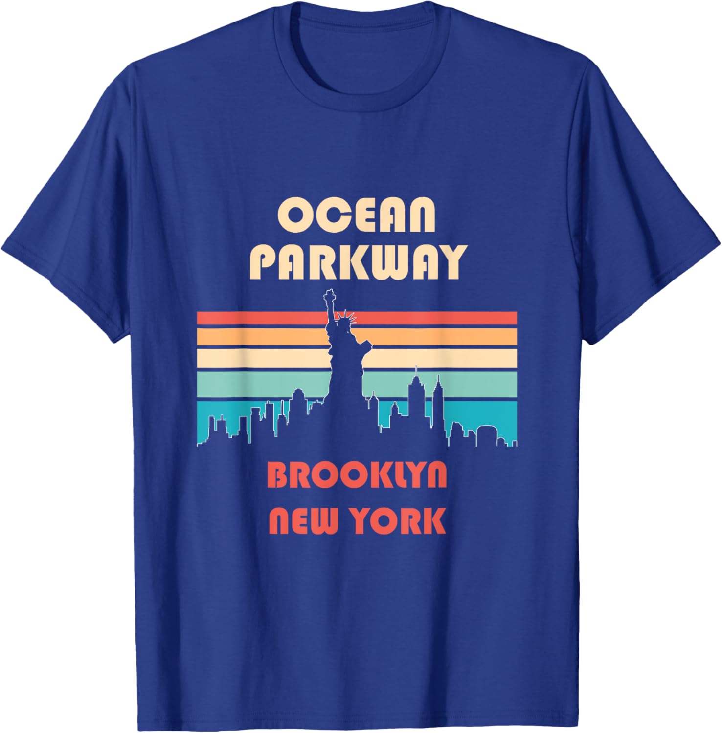 Retro Vintage Ocean Parkway Brooklyn New York T-Shirt for Casual Style - 3