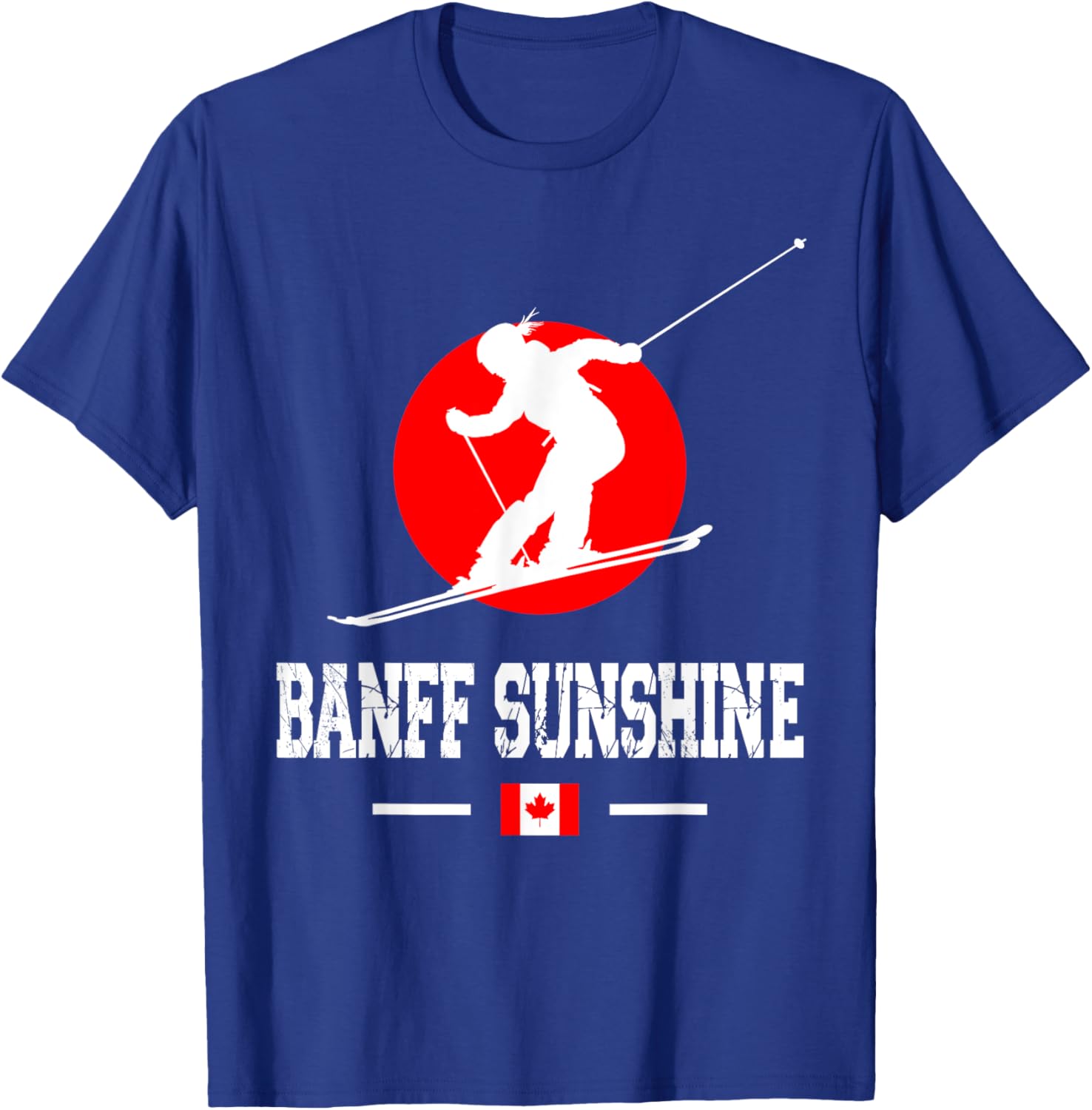 Banff Sunshine Ski Resort T-Shirt for Rocky Mountains Skiing Lovers - 8