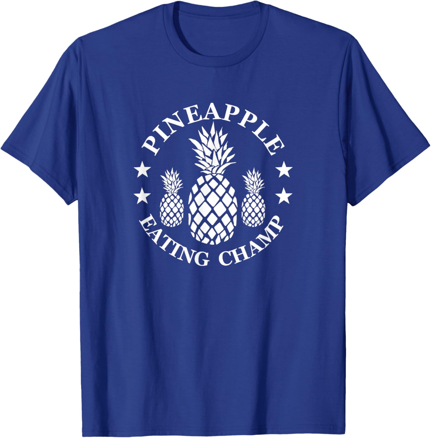 Tropical Pineapple Eating Champion T-Shirt for Fun Summer Style - 20