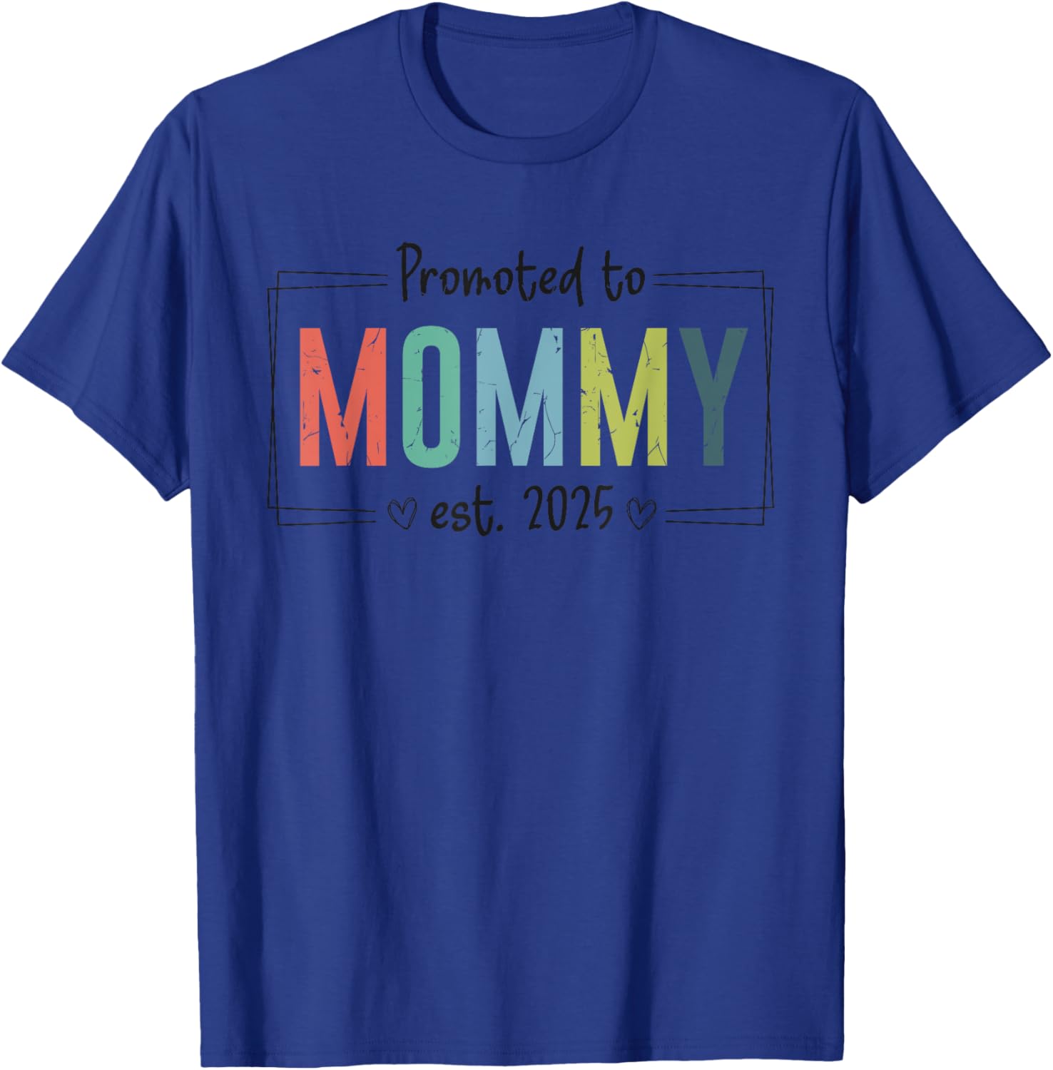 Promoted to Mommy 2025 Mother's Day T-Shirt for Expecting Moms - 11
