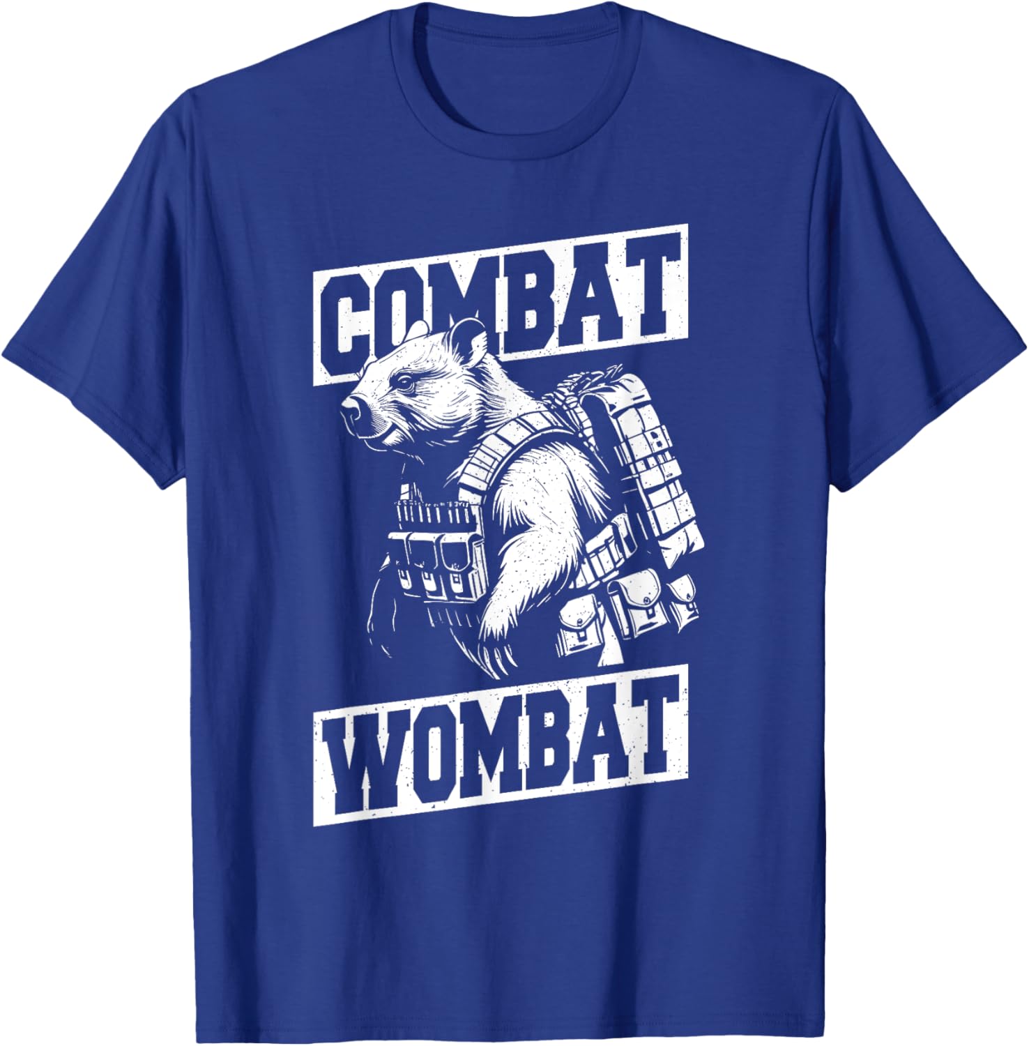 Combat Wombat T-Shirt for Animal Lovers - Fun Australian Marsupial Tee - 6