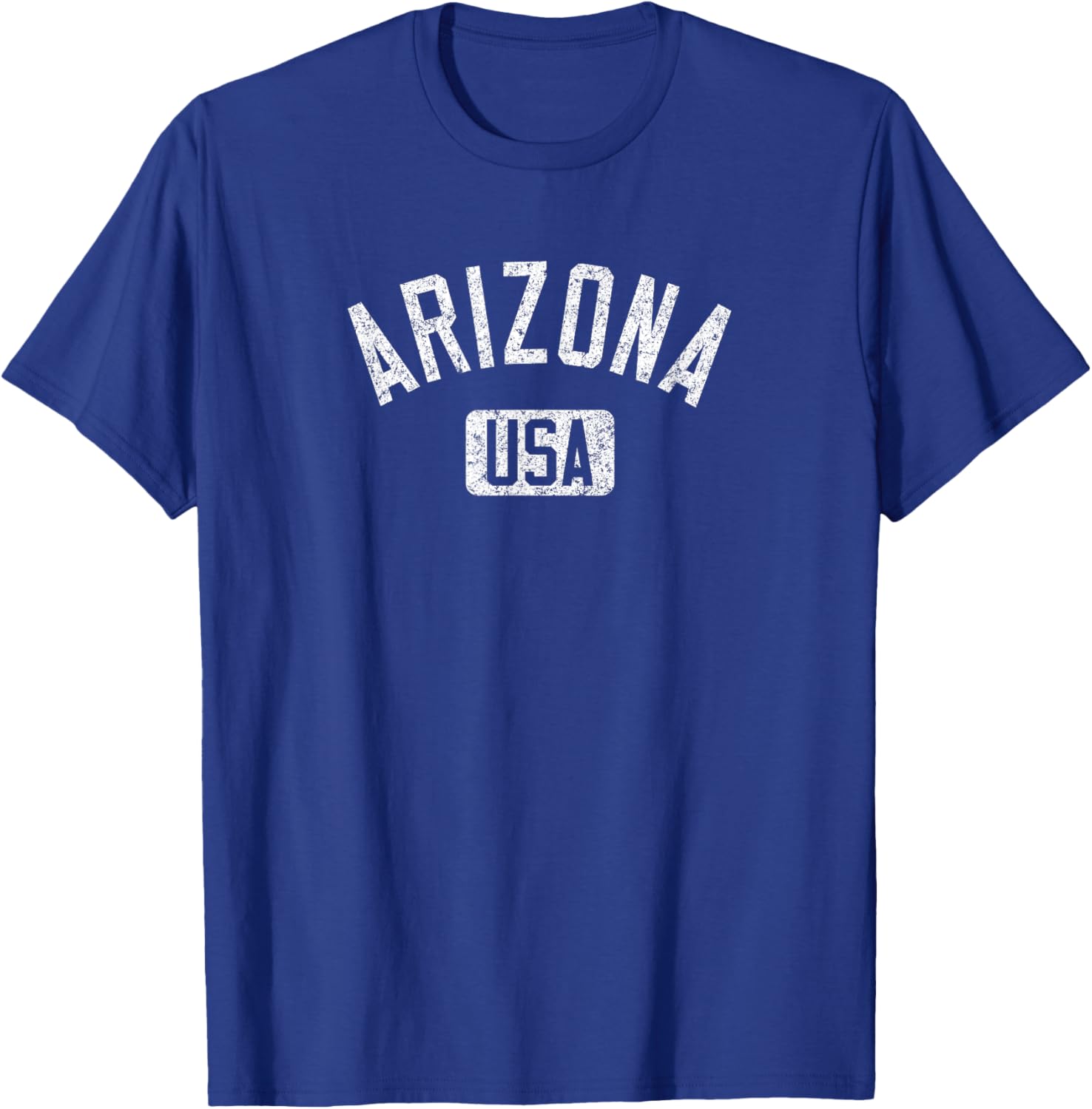 Arizona USA Distressed White Print T-Shirt for Comfortable Casual Style - 18