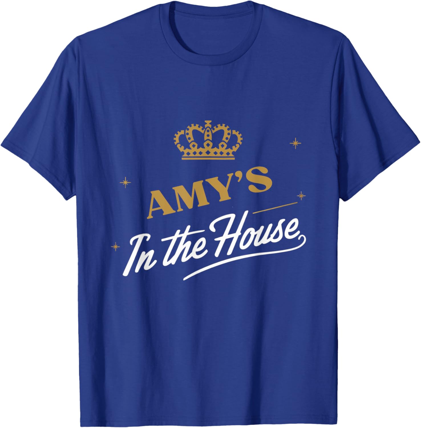 Amy's In The House Funny T-Shirt for Women: Trendy Casual Wear - 1