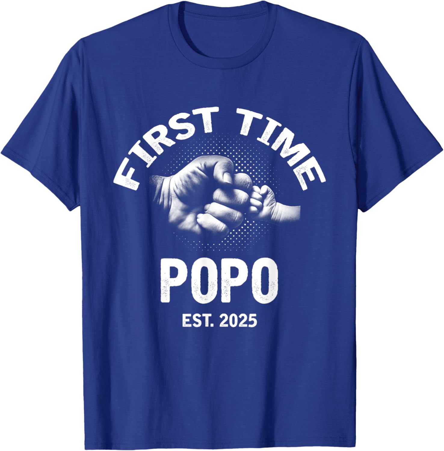 First Time Popo 2025 Father's Day Vintage T-Shirt for Dads - 19