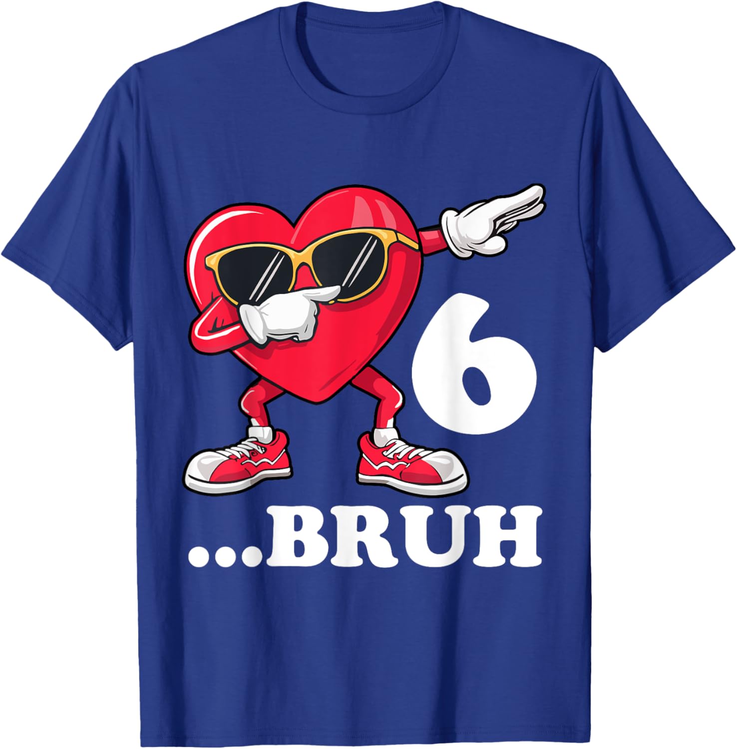 Bruh Dabbing Birthday Boy T-Shirt for 6 Year Old Fun Celebration Gear - 20
