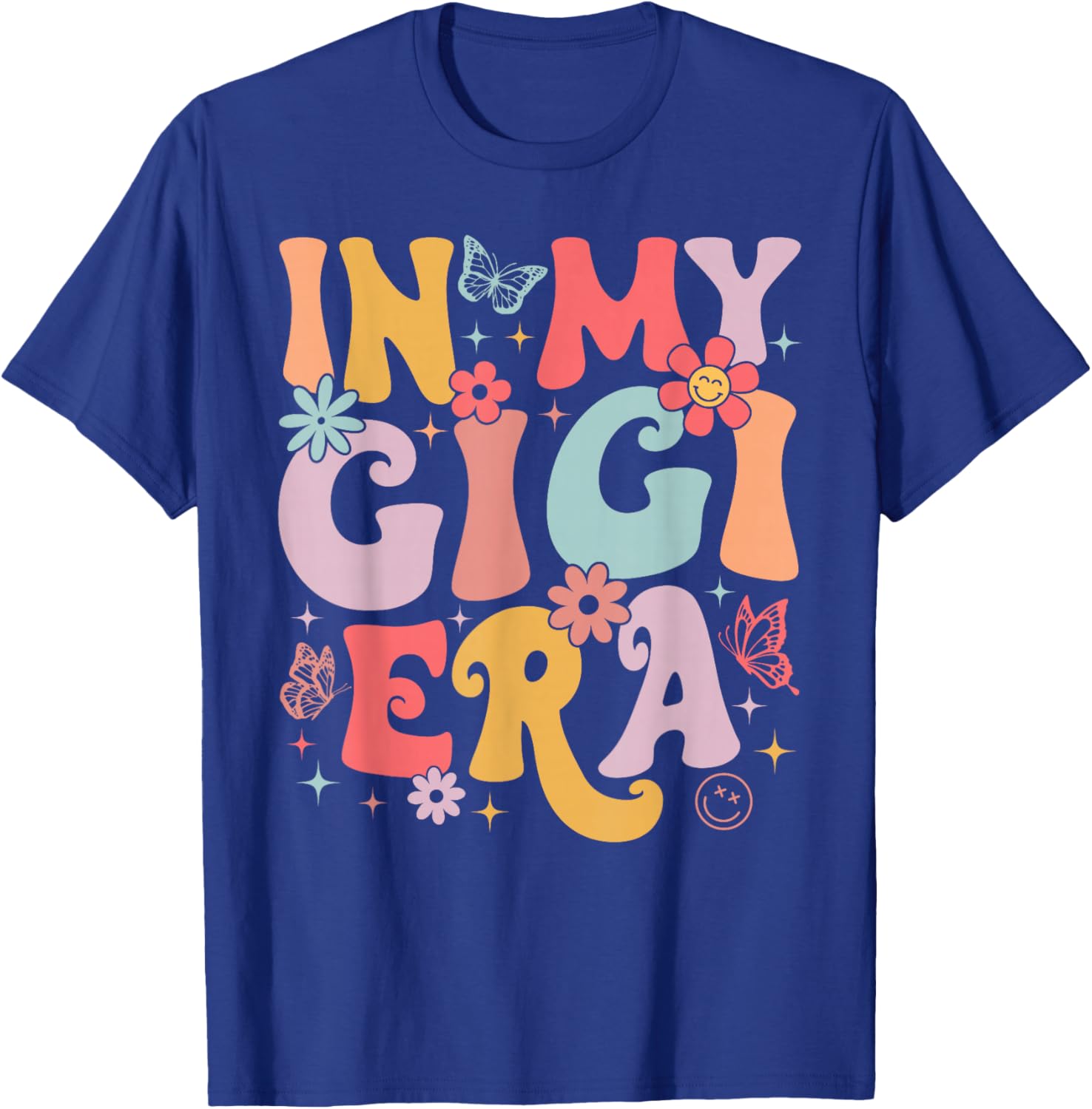 In My Gigi Era Retro Butterfly T-Shirt for Stylish Moms on Mother's Day - 11