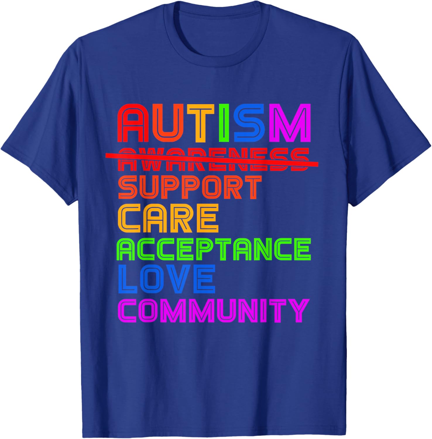 Autism Awareness T-Shirt for Men, Women, and Kids - Support Acceptance - 9