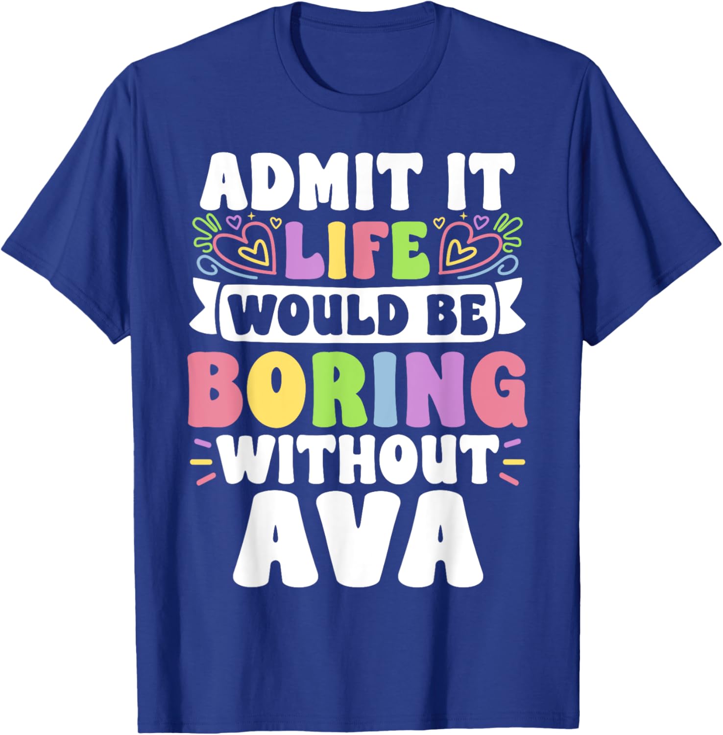 Ava Personalized Funny Family T-Shirt for Unique Style and Comfort - 10