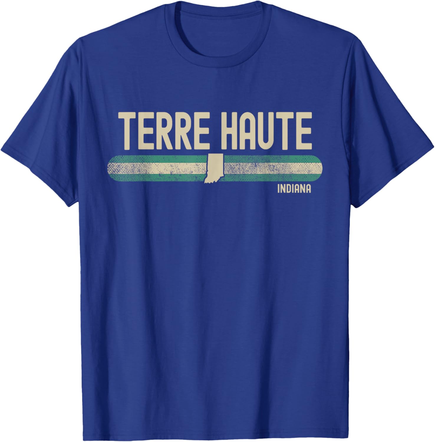Terre Haute Indiana 80s Style T-Shirt for Travel Lovers and Music Fans - 3