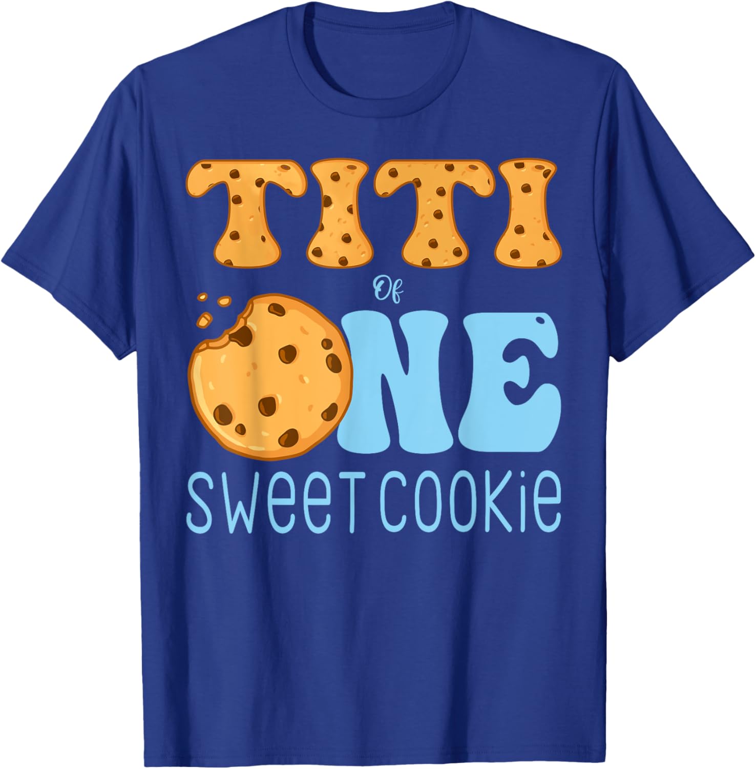 Titi Of One Sweet Cookies and Milk Birthday Party T-Shirt for Kids - 1