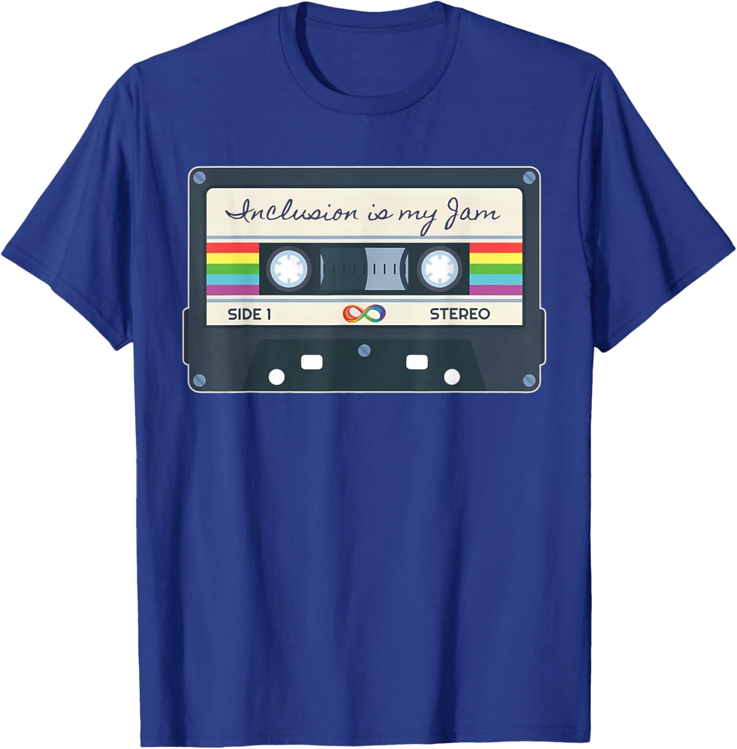 Autism Awareness Inclusion Is My Jam SPED Teacher Cassette T-Shirt - 10