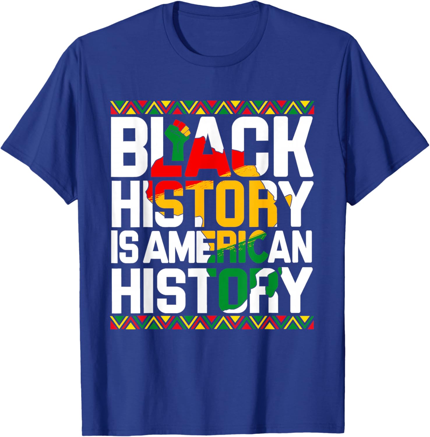 Black History is American History T-Shirt for Melanin Pride and Unity - 3