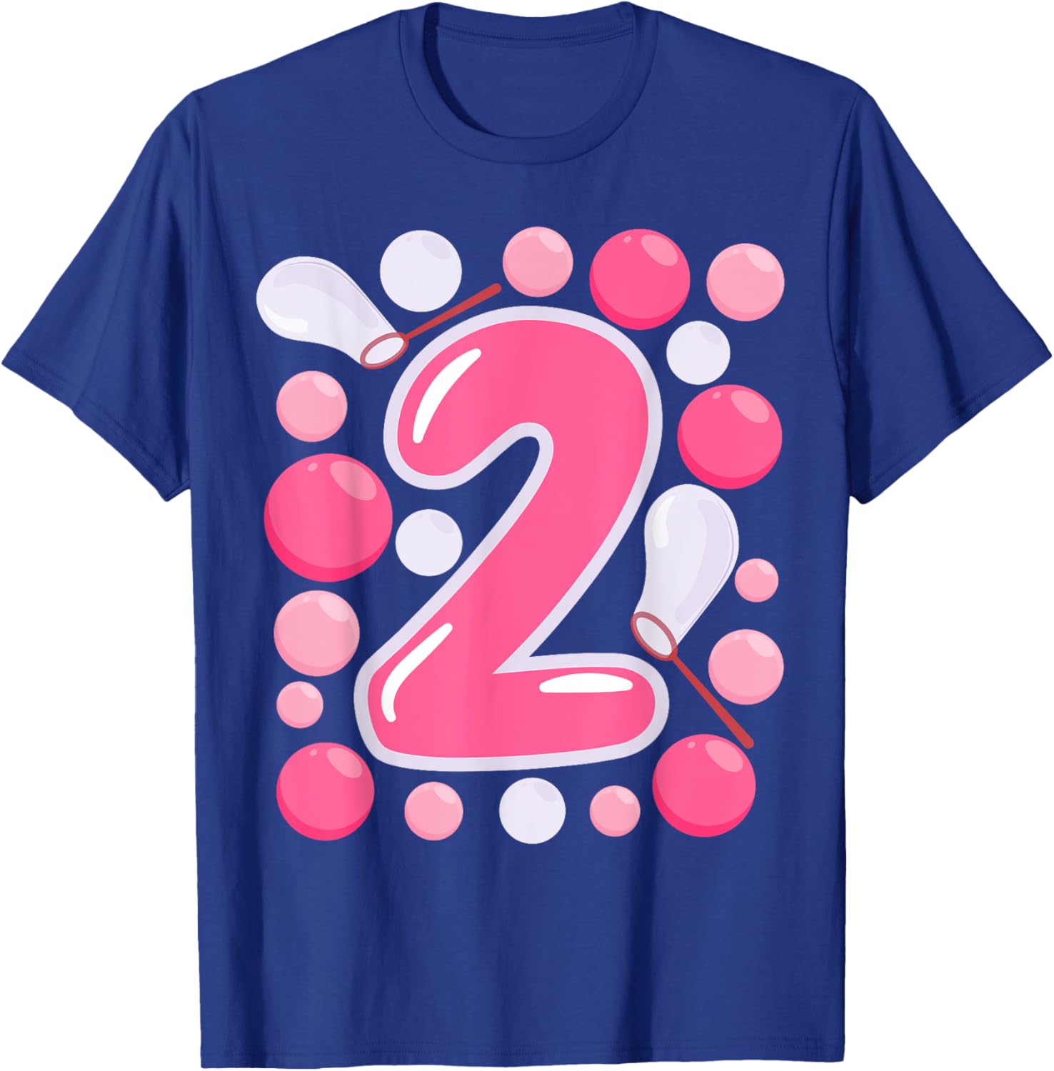 Adorable Girls 2nd Bubble Birthday Party T-Shirt for Kids Celebrations - 6