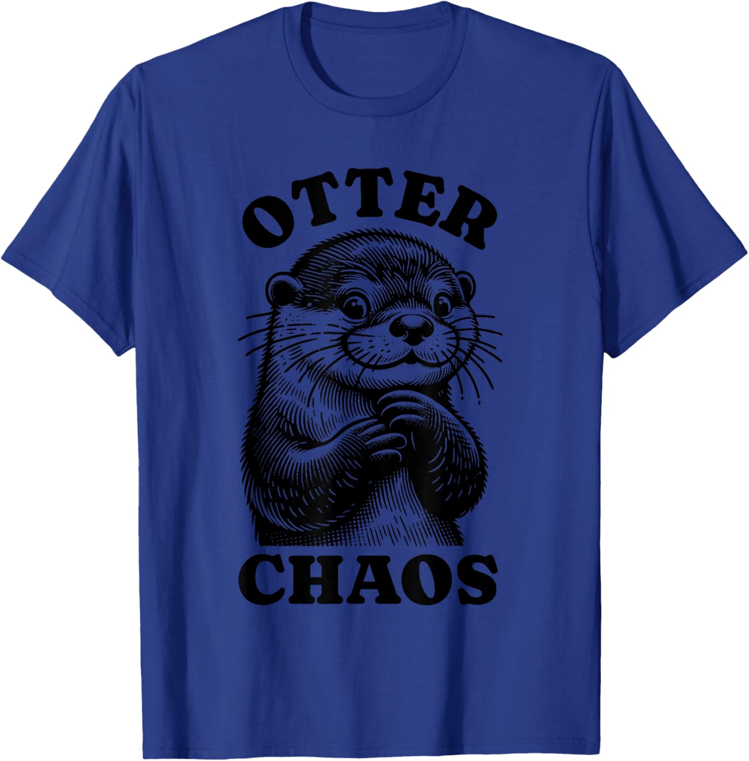 Silly Otter Chaos T-Shirt for Fun-Loving Animal Lovers - 8