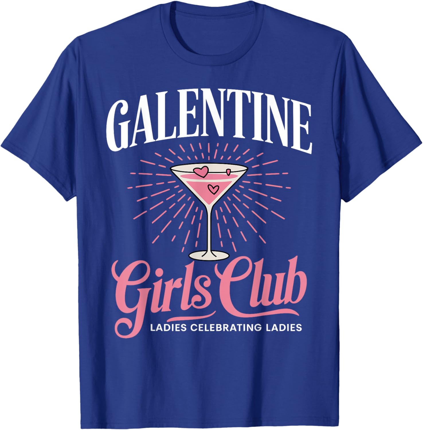 Celebrate Galentine's Day Women's Black T-Shirt - Short Sleeve & Unique Design - 7