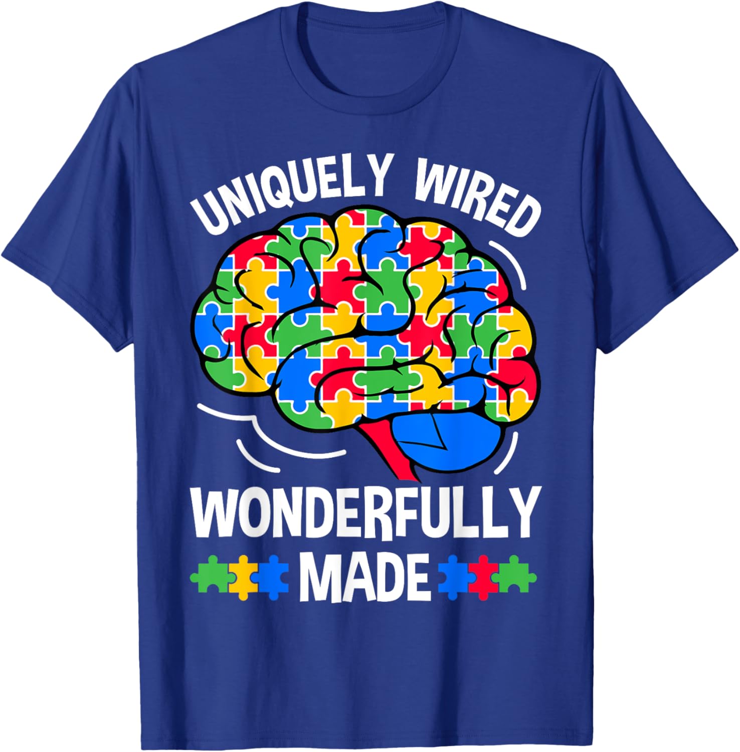 Uniquely Wired Wonderfully Made Autism Awareness T-Shirt for Kids - 15