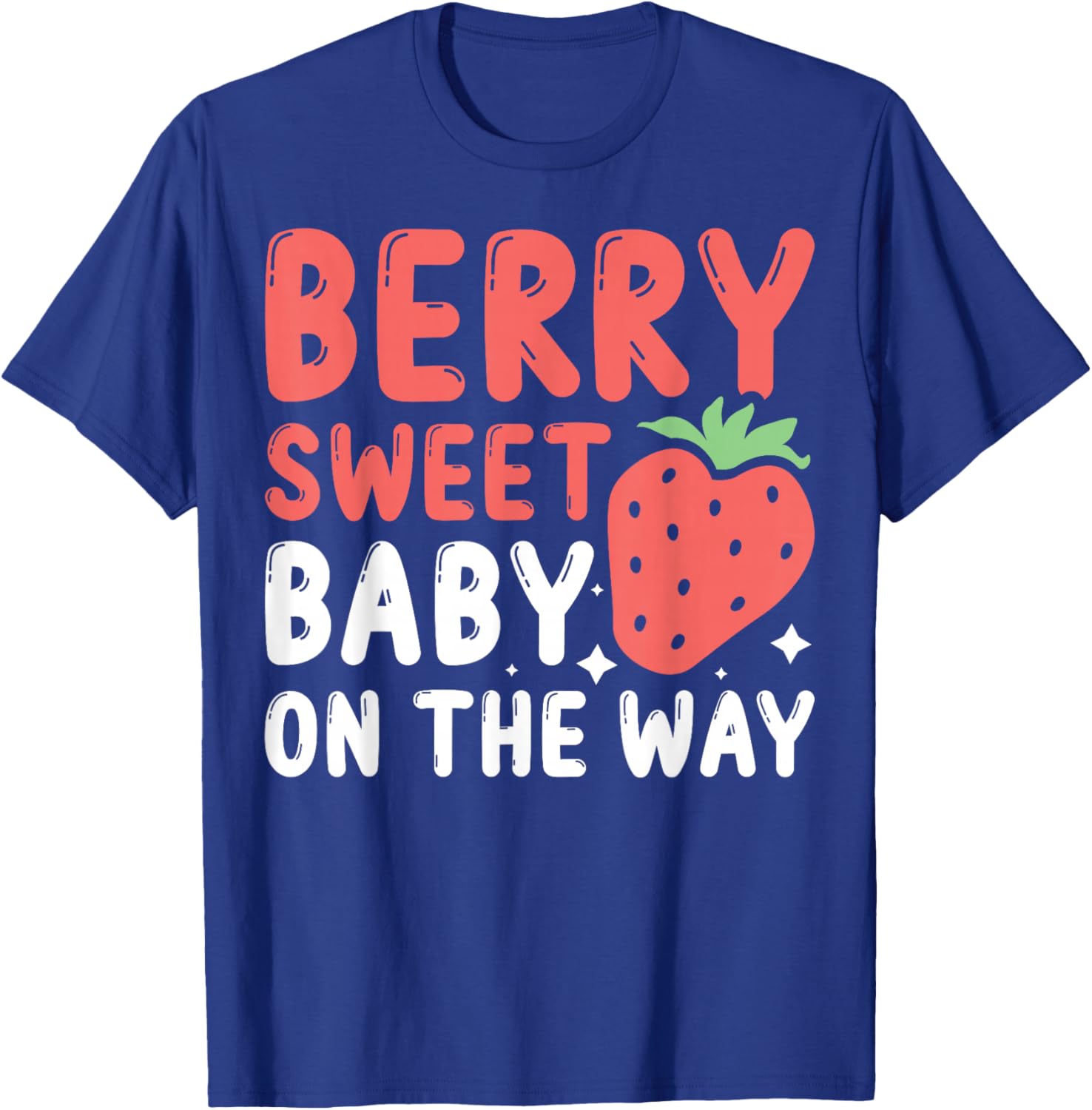 Berry Sweet Baby On The Way T-Shirt for Expecting Moms and Dads - 3