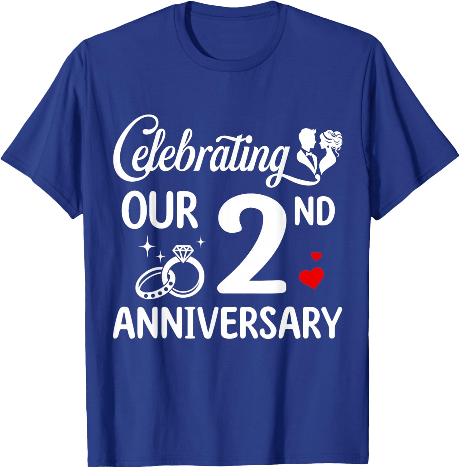 Celebrate Your 2nd Wedding Anniversary with Our Fun Marriage T-Shirt - 17