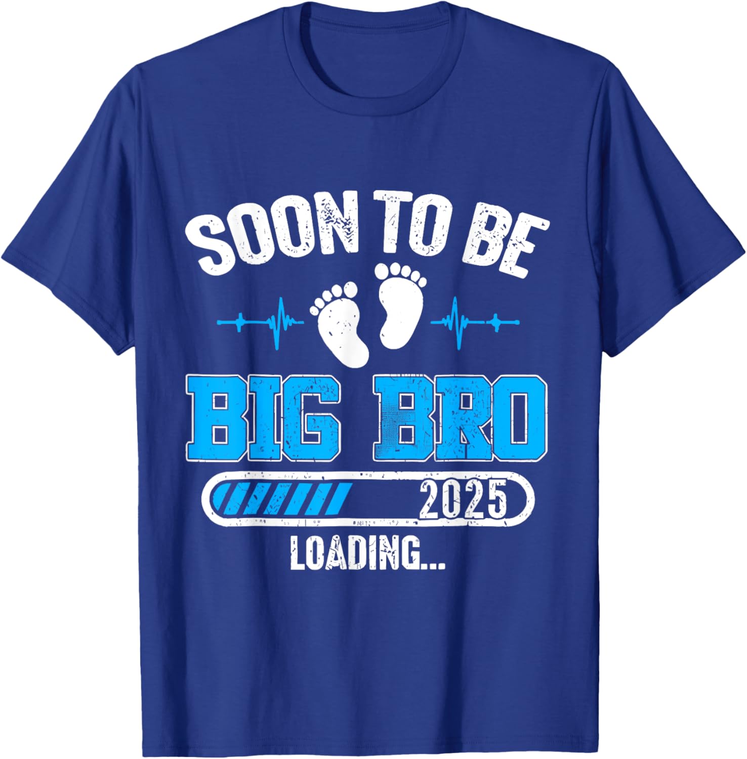 Soon To Be Big Brother 2025 Loading Pregnancy Announcement T-Shirt - 18