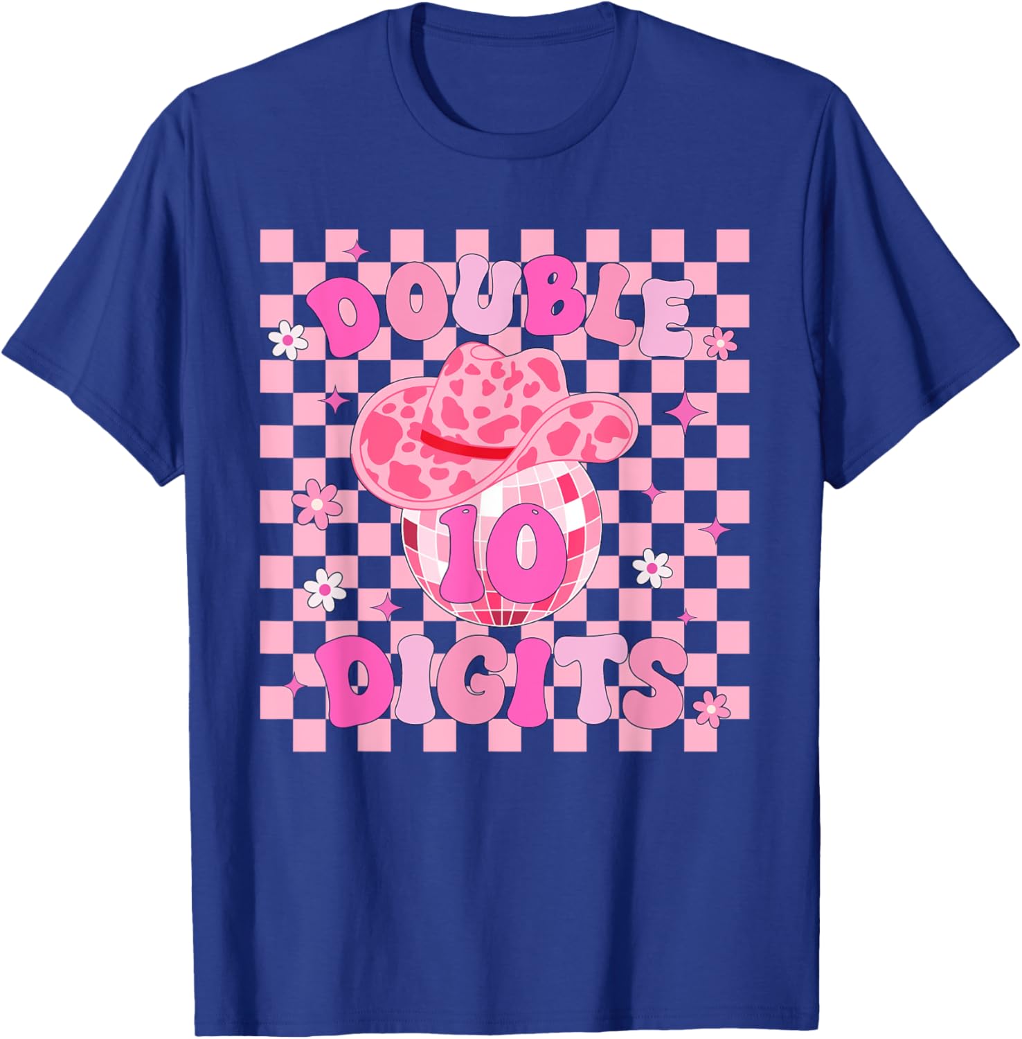 10th Birthday Rodeo Cowgirl T-Shirt for Girls - Fun Double Digits Tees - 3