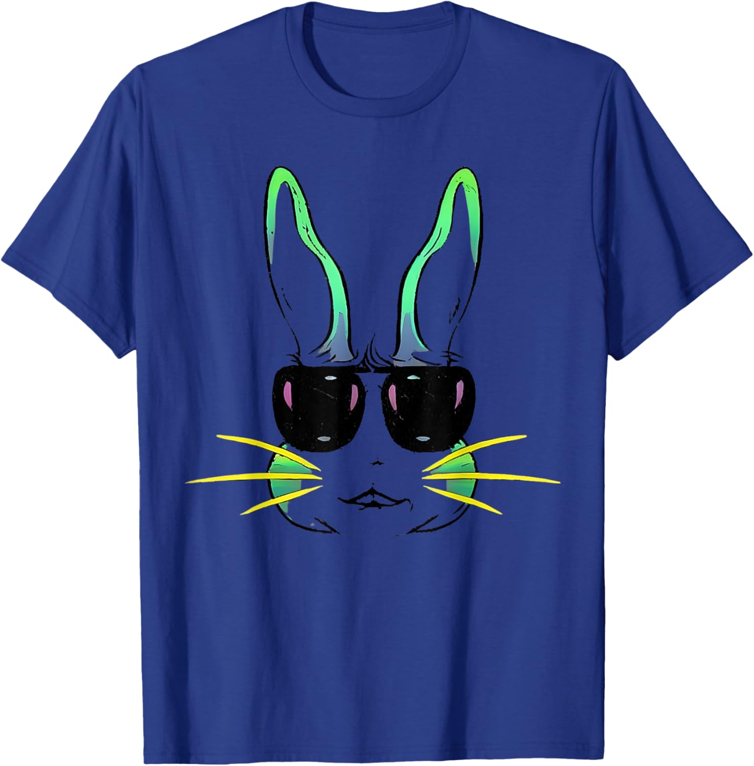 Cool Bunny Face Sunglasses T-Shirt for Fun Easter Celebrations - 6