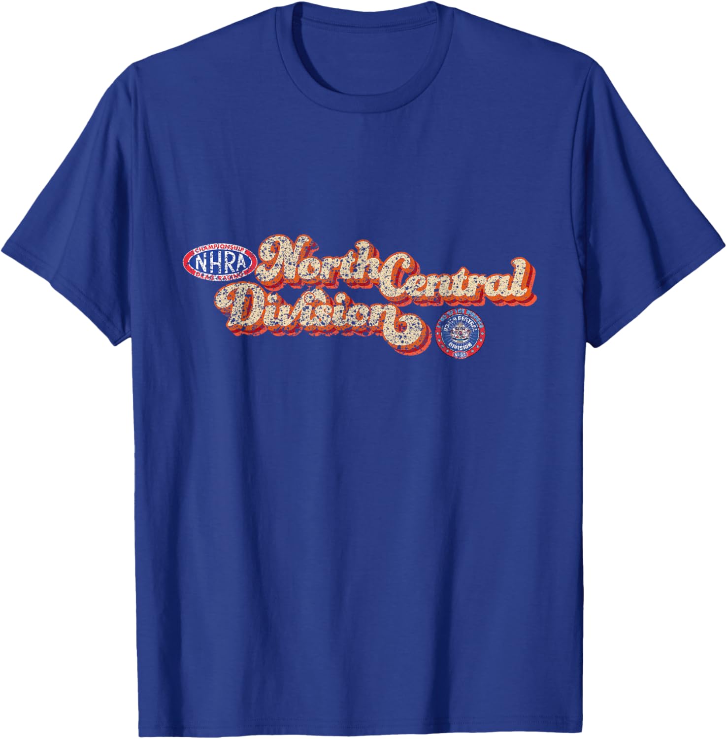 Vintage NHRA North Central Division T-Shirt for Racing Fans - 5