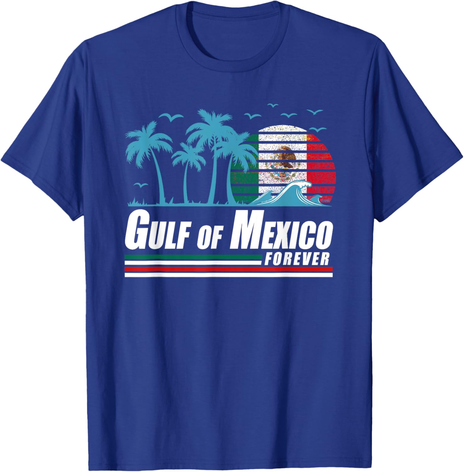 Retro Gulf of Mexico T-Shirt for Coastal Vibes and Vintage Style - 8