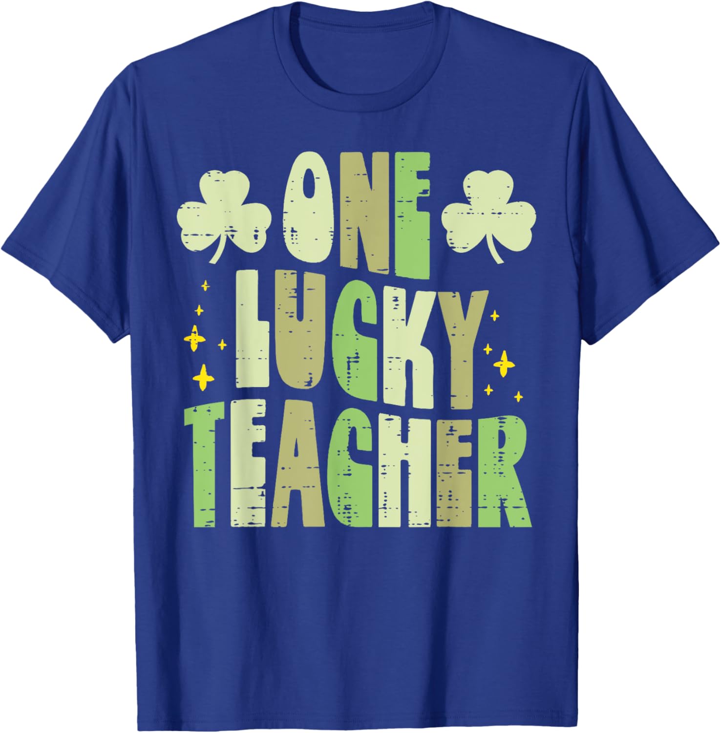 St Patricks Day One Lucky Teacher T-Shirt for Men and Women - 4