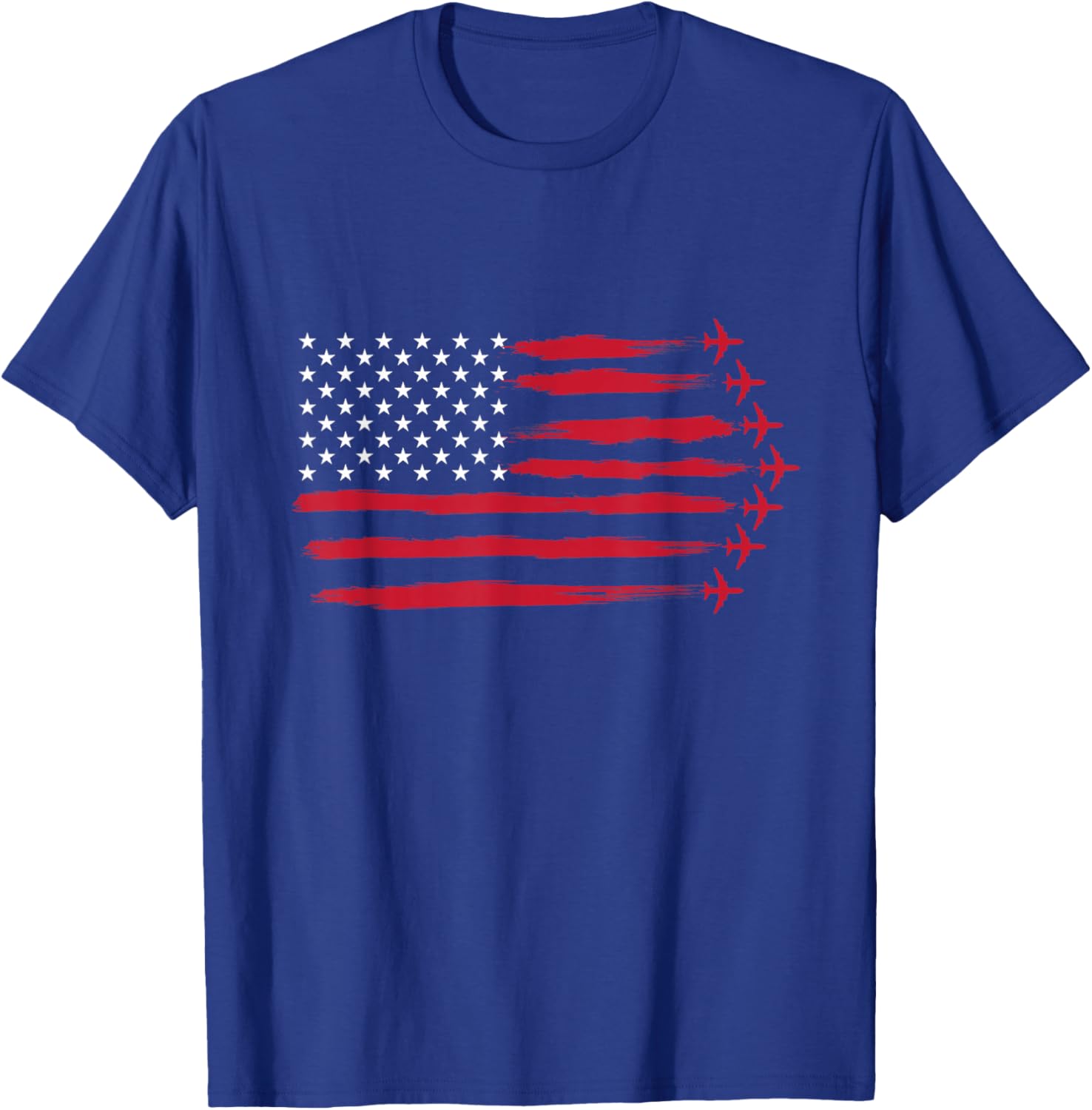 US Flag Airplanes T-Shirt for Airline Pilots and Aviation Lovers - 17