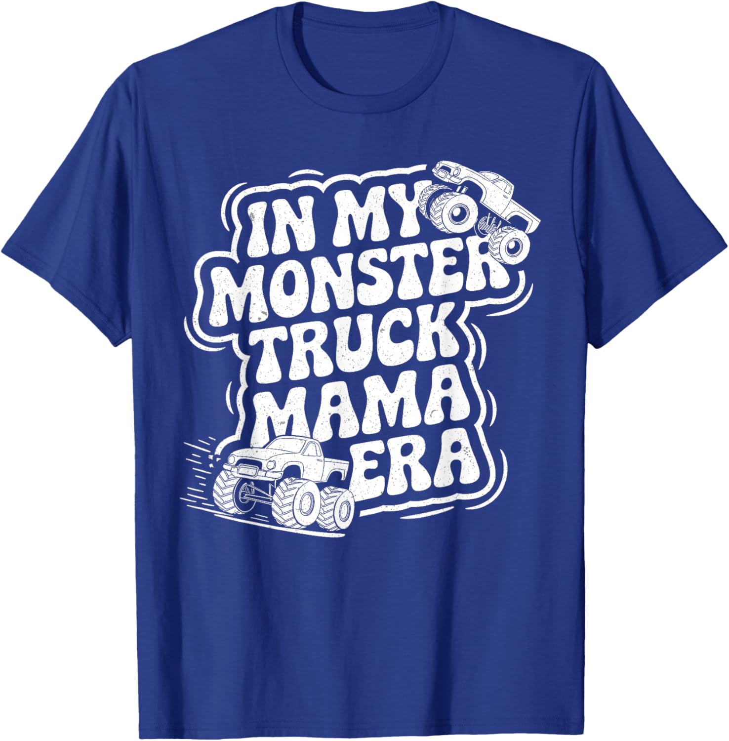 Groovy Monster Truck Mama Era T-Shirt for Fun Loving Moms on Mother's Day - 19