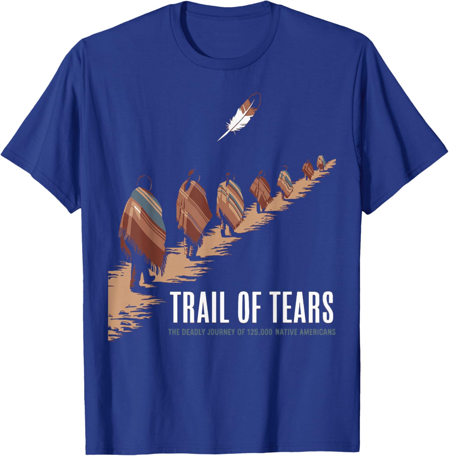 Trail Of Tears Native American Journey T-Shirt for Comfort and Style - 9