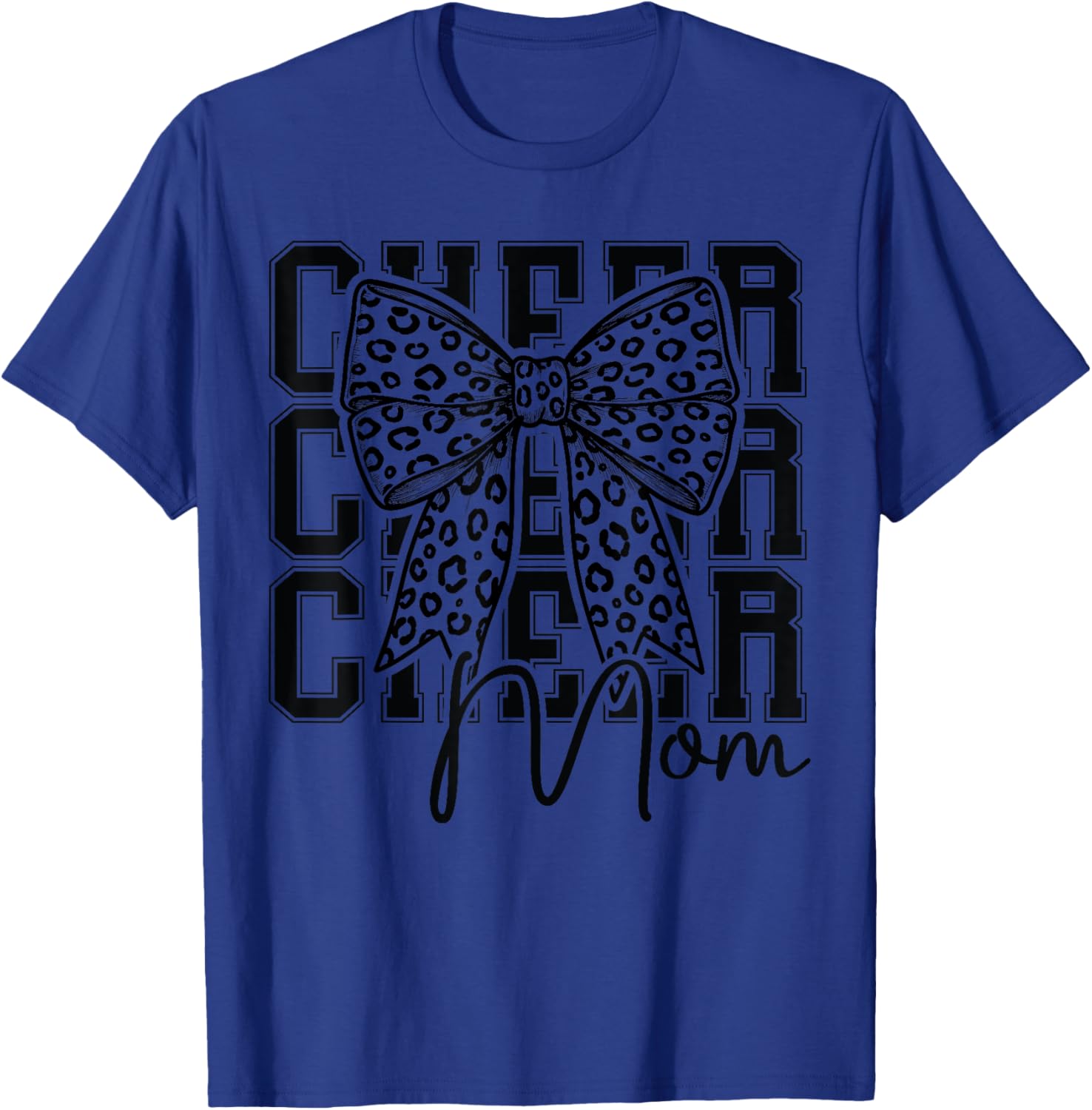 Cheer Mom Cheerleader T-Shirt for Biggest Fan Mother's Day Gift - 17