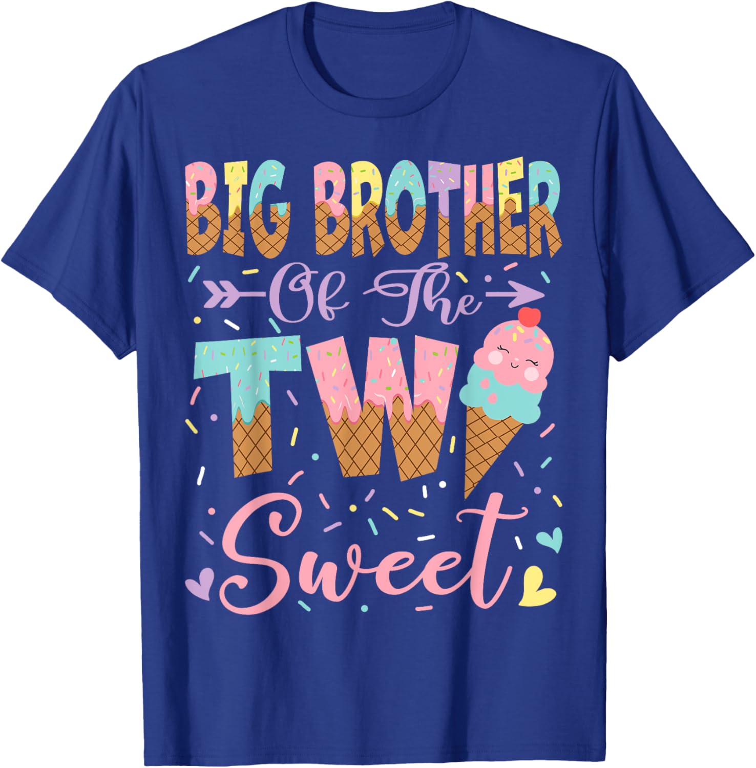 Big Brother Ice Cream T-Shirt for 2nd Birthday Summer Fun - 10