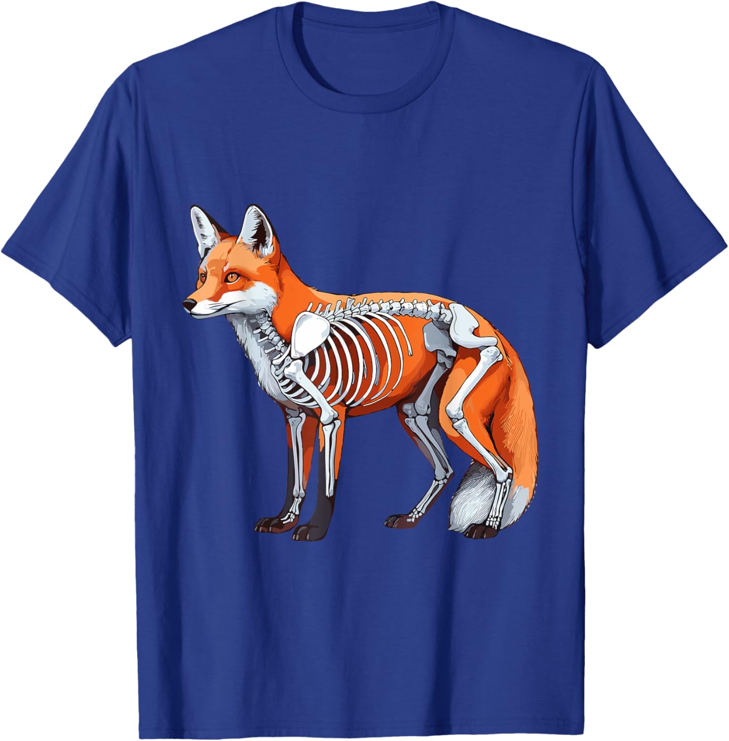 X-ray Fox Body Anatomy Radiography Skeleton T-Shirt for Anatomy Lovers - 6